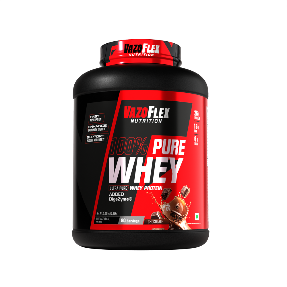 100% Pure Whey – Ultra Pure Whey Protein with Added DigeZyme®