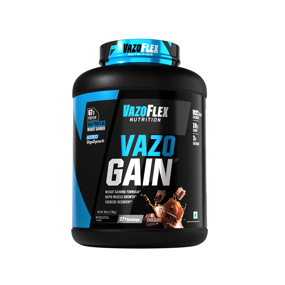 Vazo Gain – High Protein Weight Gainer with Added DigeZyme®